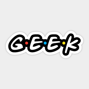 Geeks Shirt Sticker